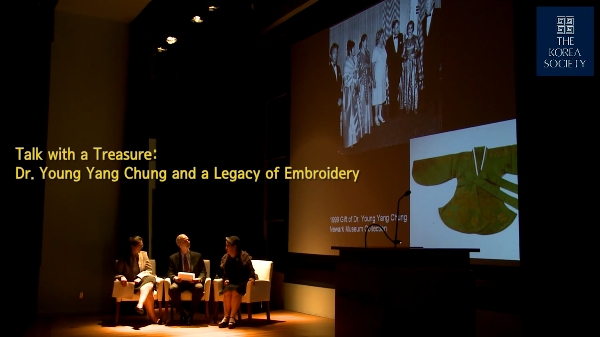 Talk with a Treasure: Dr. Young Yang Chung and a Legacy of Embroidery 대표이미지